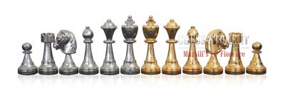 Gold chess set